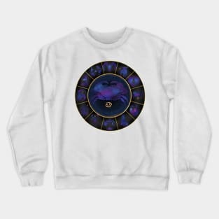 Cancer: the crab Crewneck Sweatshirt